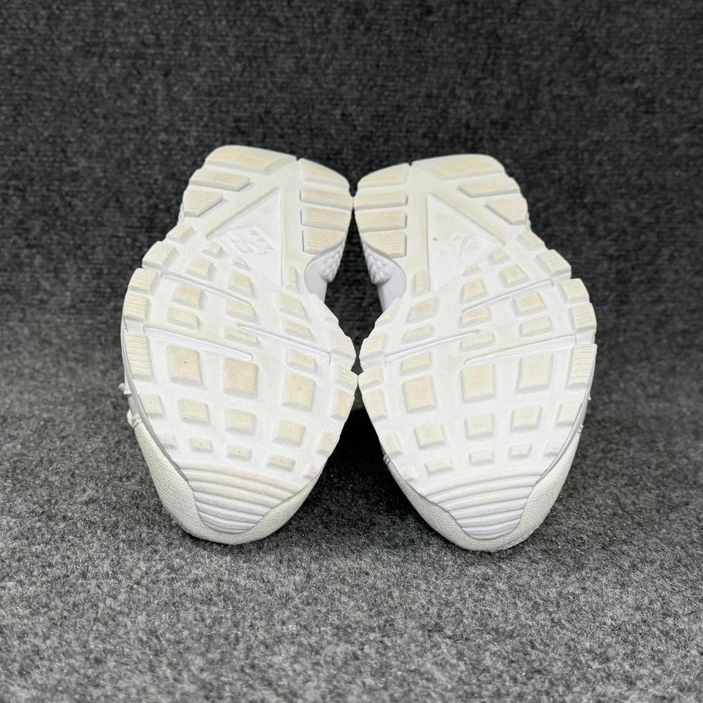 Nike Air Huarache Run Shoes Women's 8.5 White Athletic Retro‎ Running Sneakers